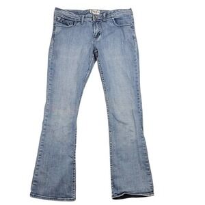 Pepe Jeans London Women Bootcut Jeans Light Wash Contrast Back Pocket Size 30x31